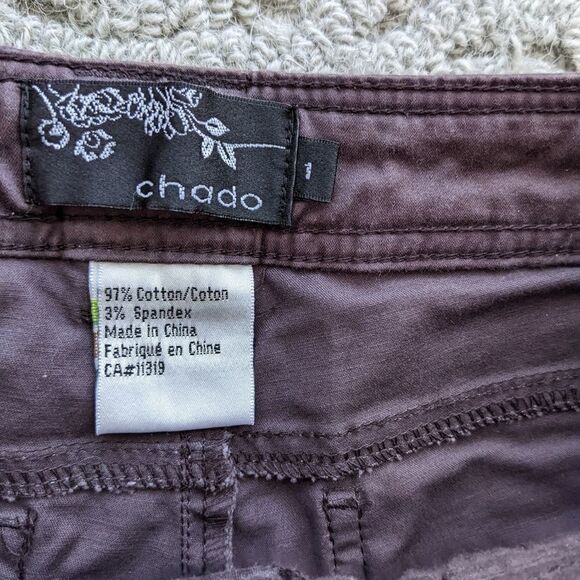 Chado Brown chinos shorts size 1 @L1 - Picture 7 of 8